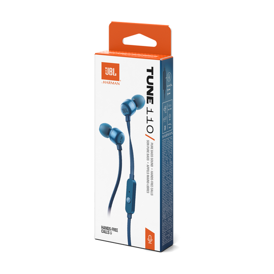 JBL Tune 110E - Blue - In-ear headphones - Detailshot 15