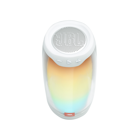 JBL Pulse 4 - White - Portable Bluetooth Speaker - Top