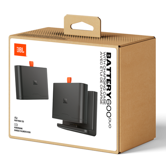 JBL Battery 600 Duo with Charging Case - Black - Two easy-to-replace spare batteries with charging case - Detailshot 5