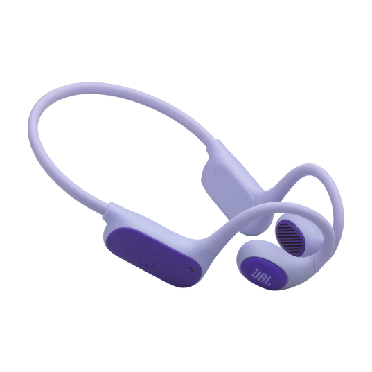 JBL Junior Free - Purple - Wireless open-ear kids headphone - Hero