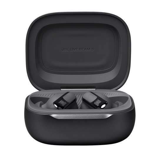 JBL Live Beam 3 - Black - True wireless noise-cancelling closed-stick earbuds - Detailshot 3