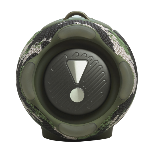 JBL Xtreme 5 - Squad - Portable waterproof speaker with massive legendary JBL sound, ambient edge lighting, and a convenient shoulder strap - Left