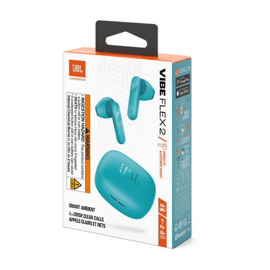 JBL Vibe Flex 2 - Teal - True Wireless Earbuds - Detailshot 15
