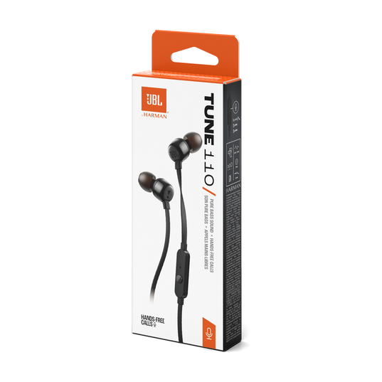 JBL Tune 110E - Black - In-ear headphones - Detailshot 15