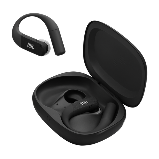 JBL Endurance Peak 4 - Black / Grey - True Wireless Noise Cancelling Sport Earbuds - Detailshot 8