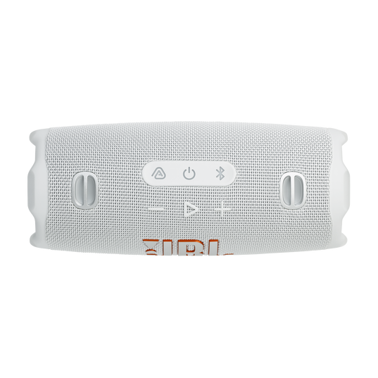 JBL Charge 6 - White - Portable waterproof and drop-proof Bluetooth speaker - Top