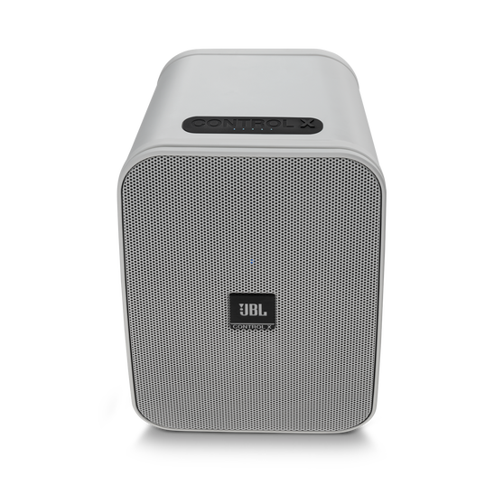 JBL Control X Wireless - White - 5.25” (133mm) Portable Stereo Bluetooth® Speakers - Front