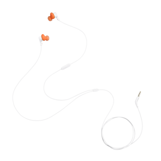 JBL Endurance Run 3 - White - Wired Sport Headphones - Detailshot 3