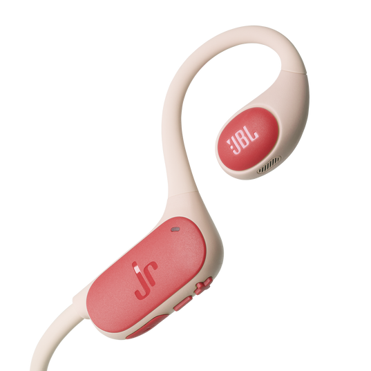 JBL Junior Free - Peach - Wireless open-ear kids headphone - Left
