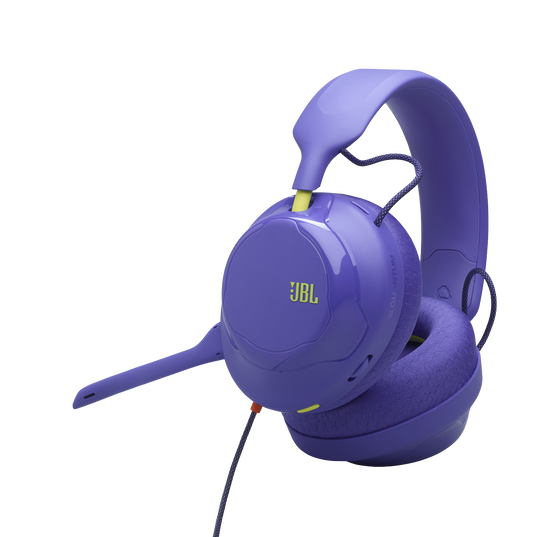 JBL Quantum 120 - Purple - Wired multiplatform gaming headset - Hero