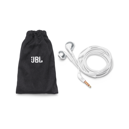 JBL Tune 205 - Chrome - Earbud headphones - Detailshot 2