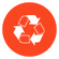 Plastik i tkanina z recyklingu oraz opakowanie z papieru z certyfikatem FSC