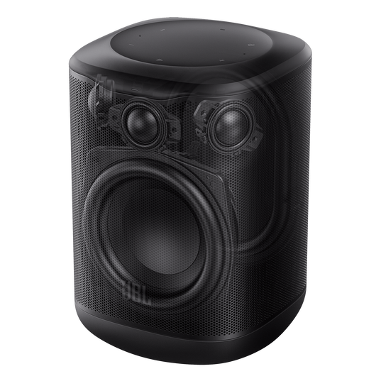 JBL Cove M1 - Black - Compact Wi-Fi home speaker - Detailshot 7