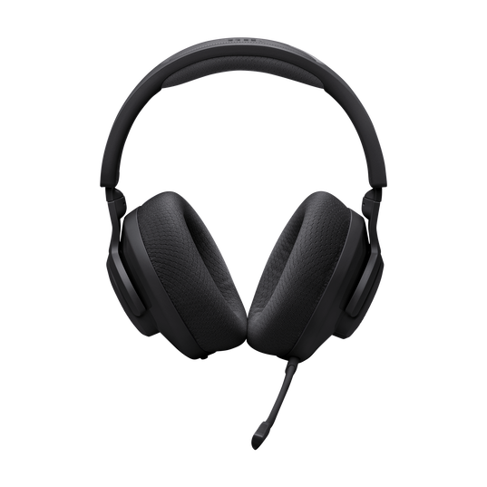 JBL Quantum 360 Wireless - Black - Wireless over-ear gaming headset with surround sound and detachable mic - Front