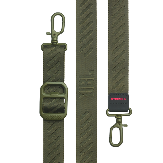 JBL Xtreme 5 - Squad - Portable waterproof speaker with massive legendary JBL sound, ambient edge lighting, and a convenient shoulder strap - Detailshot 3