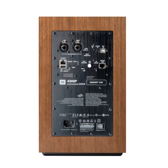 4305P Studio Monitor - Natural Walnut - Powered Bookshelf Loudspeaker System - Detailshot 8