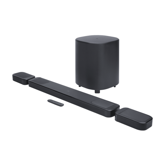 JBL Bar 1000MK2 - Black - 7.1.4 channel soundbar system with detachable surround speakers, Dolby Atmos® and DTS:X® - Hero
