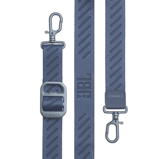 JBL Xtreme 5 - Blue - Portable waterproof speaker with massive legendary JBL sound, ambient edge lighting, and a convenient shoulder strap - Detailshot 3