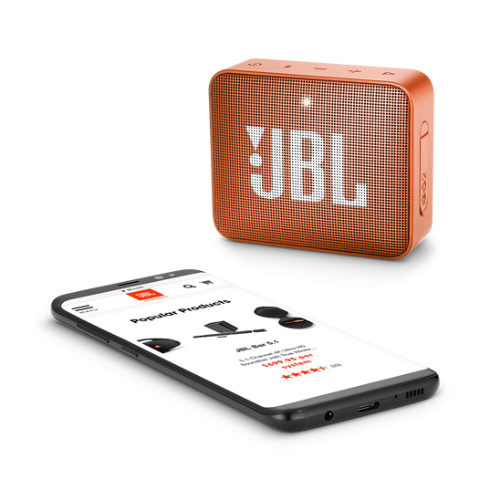JBL Go 2 - Coral Orange - Portable Bluetooth speaker - Detailshot 3