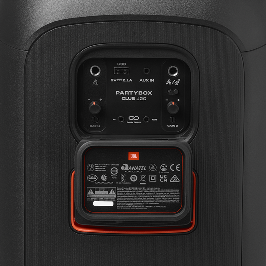 JBL PartyBox Club 120 - Black - Portable party speaker - Detailshot 3