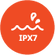 Dzięki wodoodporności IPX7 nie martwisz się o zachlapanie