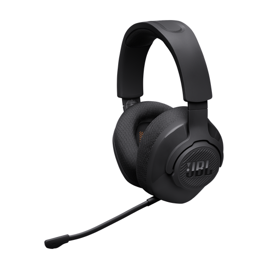 JBL Quantum 360 Wireless - Black - Wireless over-ear gaming headset with surround sound and detachable mic - Hero