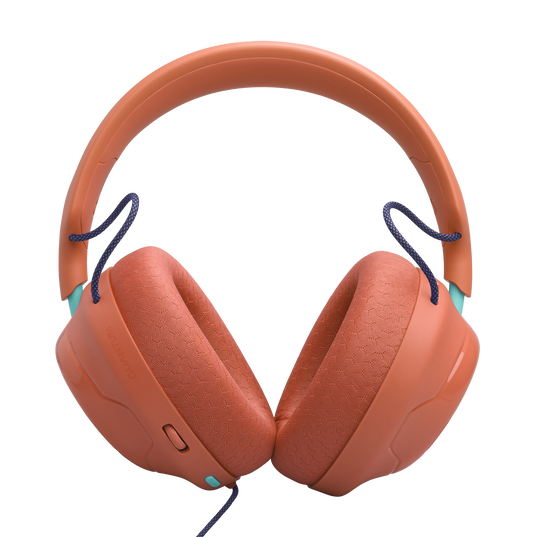 JBL Quantum 120 - Coral - Wired multiplatform gaming headset - Detailshot 1