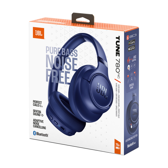 JBL Tune 780NC - Blue - Wireless over-ear Noise Cancelling headphones - Detailshot 15