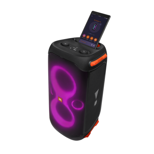 JBL Partybox 110 | Przenośny głośnik imprezowy o mocy 160 W z wbudowanym oświetleniem, o konstrukcji odpornej na zachlapanie. JBL Partybox 110 | Przenośny głośnik imprezowy o mocy 160 W z wbudowanym oświetleniem, o konstrukcji odpornej na zachlapanie.