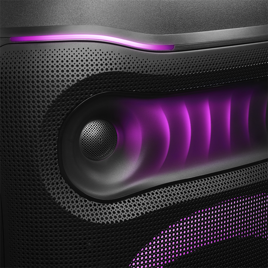 JBL PartyBox Ultimate 2 - Black - The loudest and fiercest party speaker with 1500 watts of JBL legendary sound and a full-panel immersive lightshow - Detailshot 4