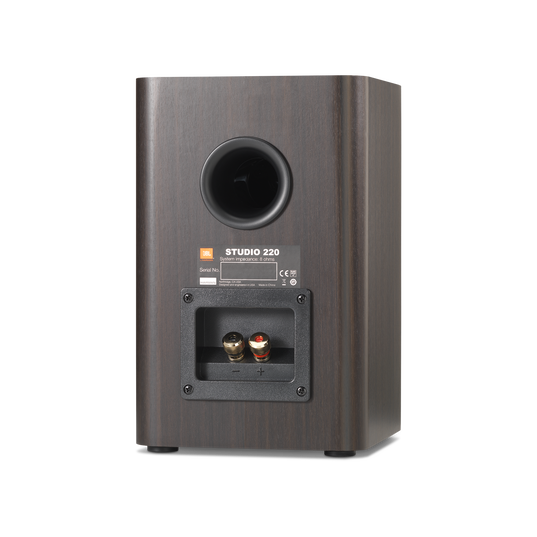 Studio 220 - Brown - 2-way 4” Bookshelf Loudspeakers - Back