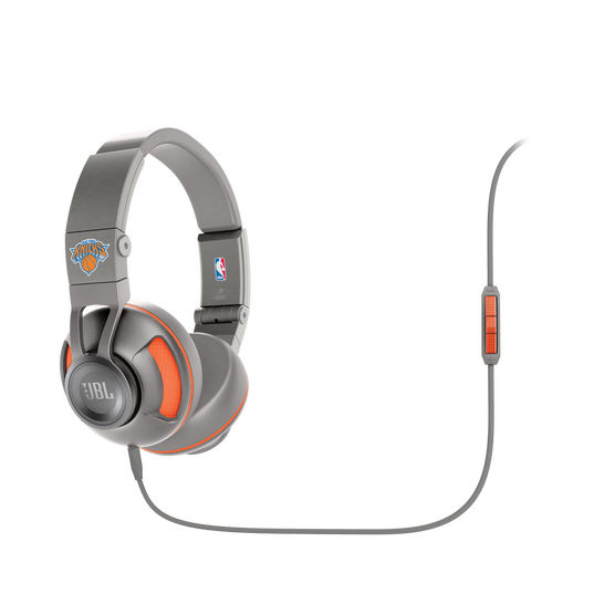 Synchros S300 NBA Edition - Knicks - Grey - Stylish Synchros on-ear stereo headphone - Hero