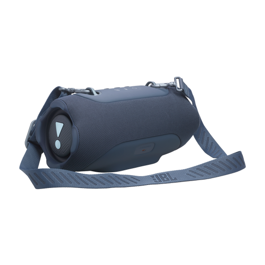 JBL Xtreme 5 - Blue - Portable waterproof speaker with massive legendary JBL sound, ambient edge lighting, and a convenient shoulder strap - Detailshot 1