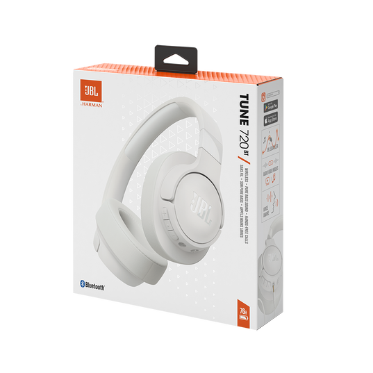 JBL Tune 720BT - White - Wireless over-ear headphones - Detailshot 10