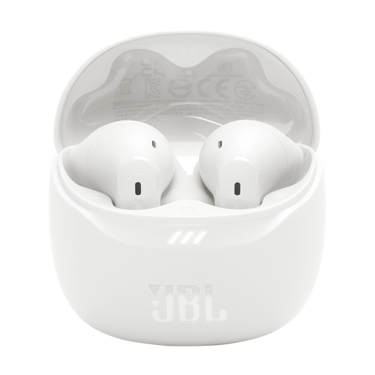 JBL Tune Flex 2 - White - True Wireless Noise Cancelling Earbuds - Top