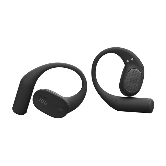 JBL Sense Lite - Black - True Wireless Open-ear Headphones - Front