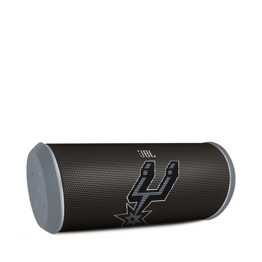 JBL Flip 2 NBA Edition - Spurs - Black - Portable Bluetooth Speaker with Microphone & USB Charging - Hero