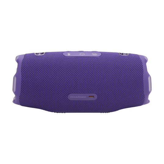 JBL Charge 6 - Purple - Portable waterproof and drop-proof Bluetooth speaker - Back