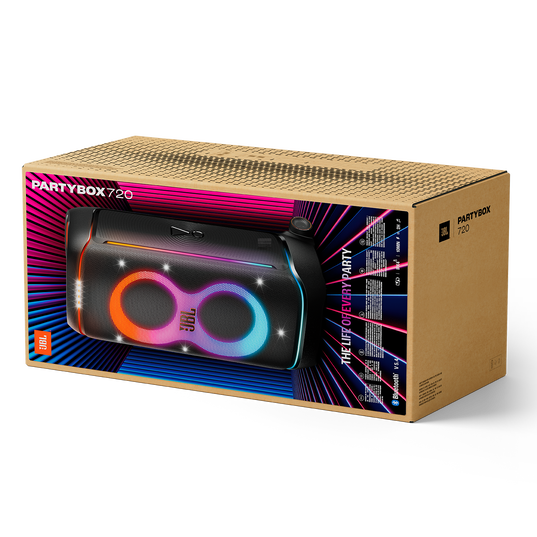 JBL PartyBox 720 - Black - Party speaker with superior JBL Pro Sound and futuristic lightshow - Detailshot 5