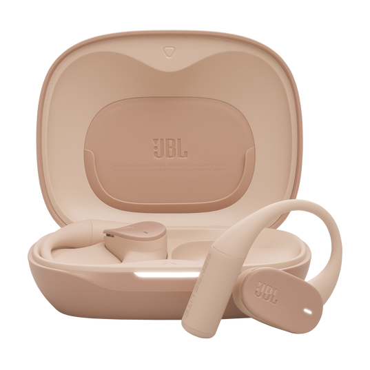 JBL Sense Lite - Beige - True Wireless Open-ear Headphones - Hero