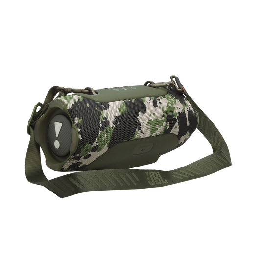 JBL Xtreme 5 - Squad - Portable waterproof speaker with massive legendary JBL sound, ambient edge lighting, and a convenient shoulder strap - Detailshot 1