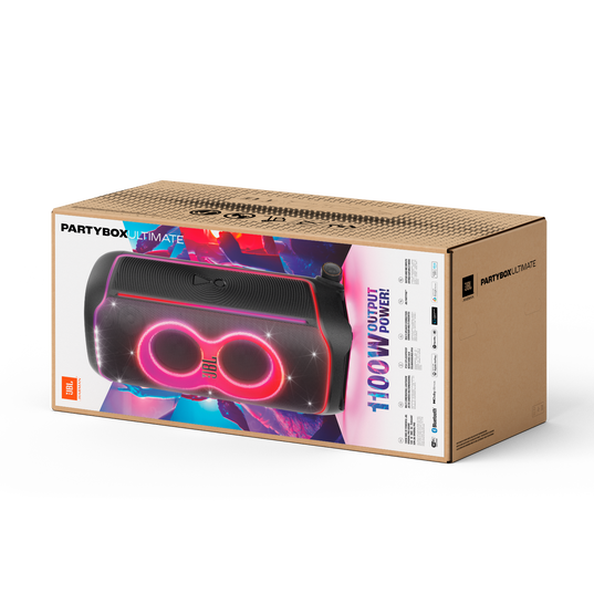 JBL PartyBox Ultimate - Black - Massive party speaker with powerful sound, multi-dimensional lightshow, and splashproof design. - Detailshot 3