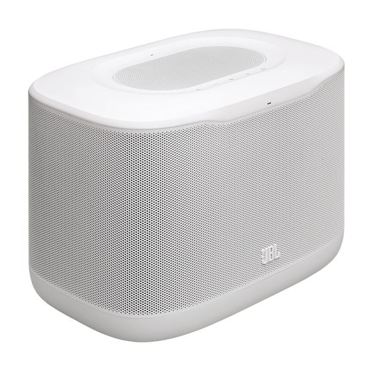 JBL Cove X1 - White - 3D Room-Filling Wi-Fi home speaker - Hero