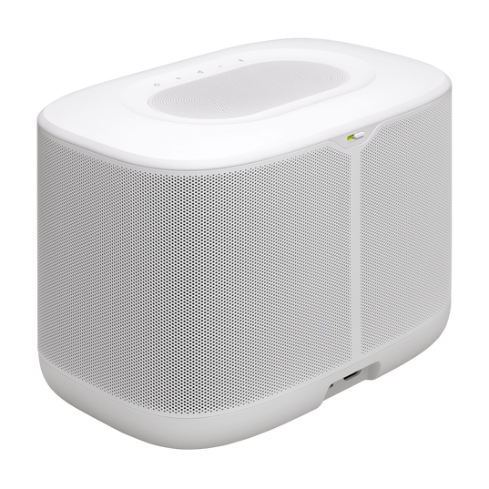 JBL Cove X1 - White - 3D Room-Filling Wi-Fi home speaker - Back