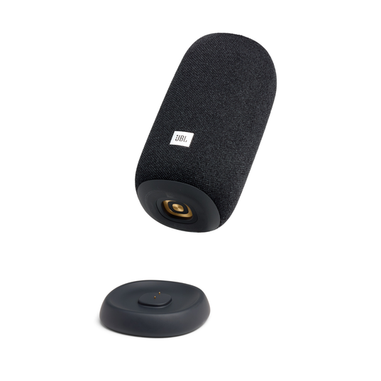 JBL Link Portable - Black - Portable Wi-Fi Speaker - Detailshot 1
