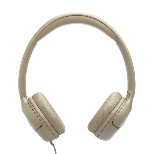 JBL Tune 530C - Beige - Wired on-ear headphones - Front