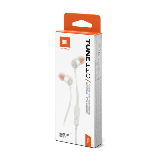 JBL Tune 110E - White - In-ear headphones - Detailshot 15