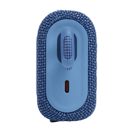 JBL Go 3 Eco - Blue - Ultra-portable Waterproof Speaker - Left