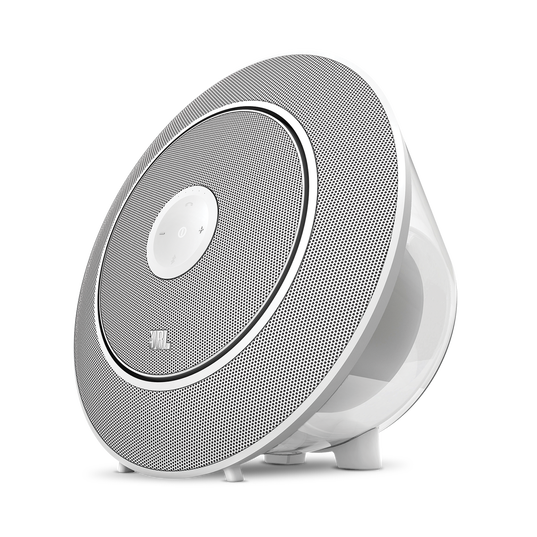 JBL Voyager - White - Integrated Home Audio System with Portable Wireless Speaker - Hero