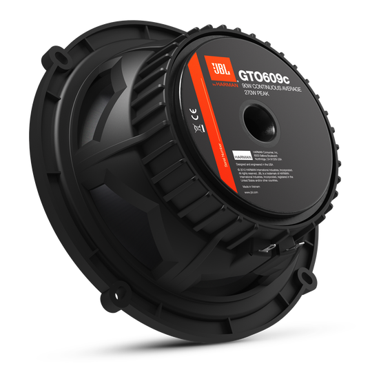 GTO609C - Black - 270-Watt, 6-1/2" Two-Way Component System - Detailshot 1